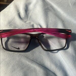 Nike Black and Pink Eyeglasses